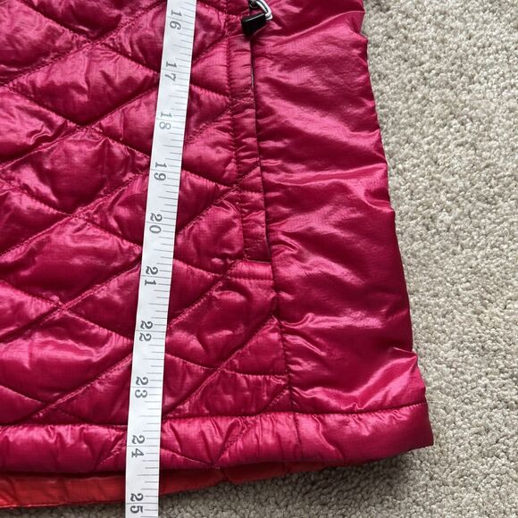 North Face Thermoball Puffer Vest Women Small Pink Colorblock Transitional Light - Picture 6 of 7